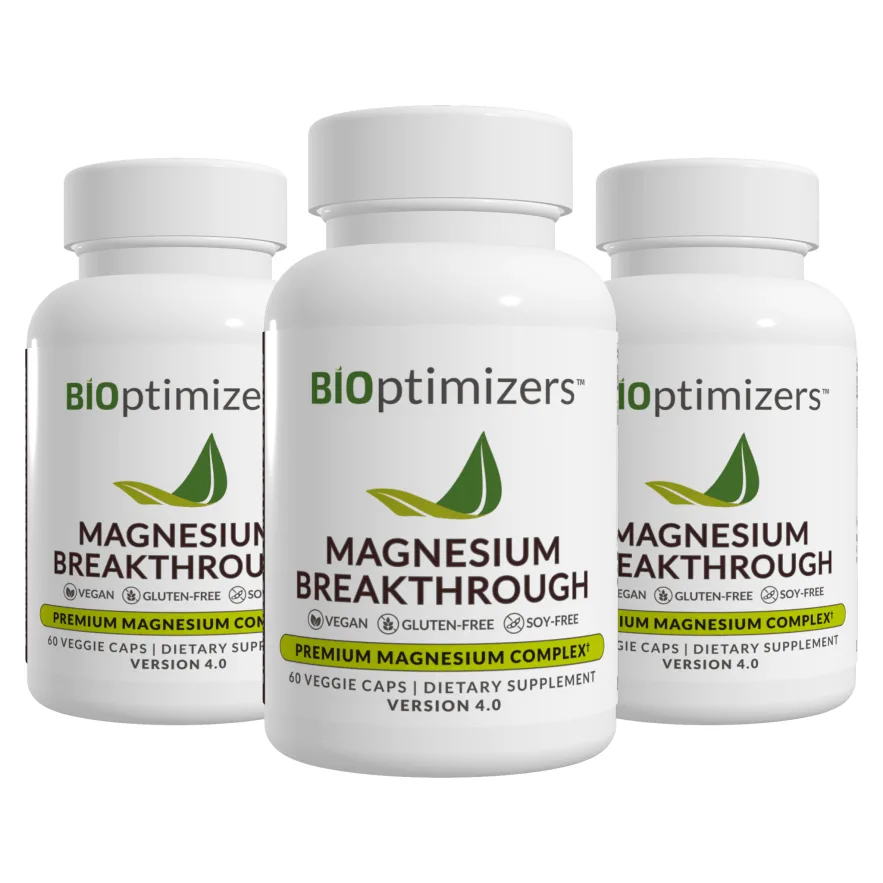 BiOptimizers Magnesium Breakthrough supplement bottle