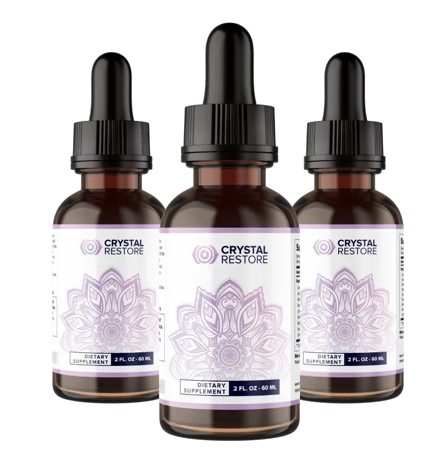 Crystal Restore supplement bottle