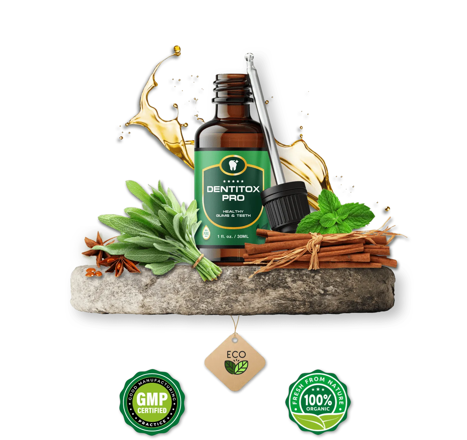 Dentitox Pro supplement bottle