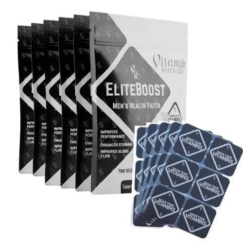 EliteBoost Men's Patch supplement bottle