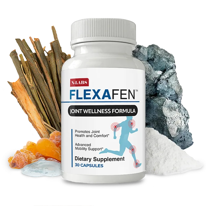 Flexafen supplement bottle