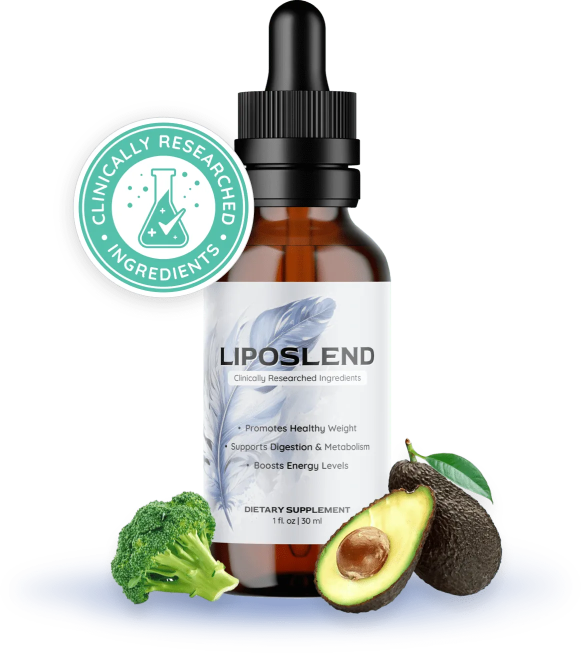 Liposlend supplement bottle