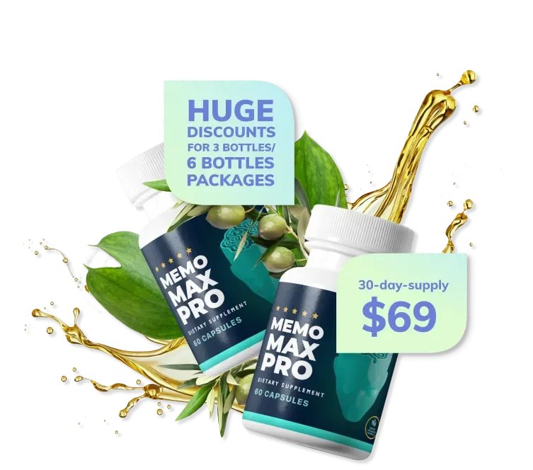 Memo Max Pro supplement bottle