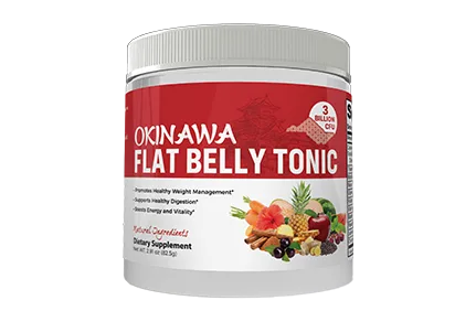 Okinawa Flat Belly Tonic supplement bottle