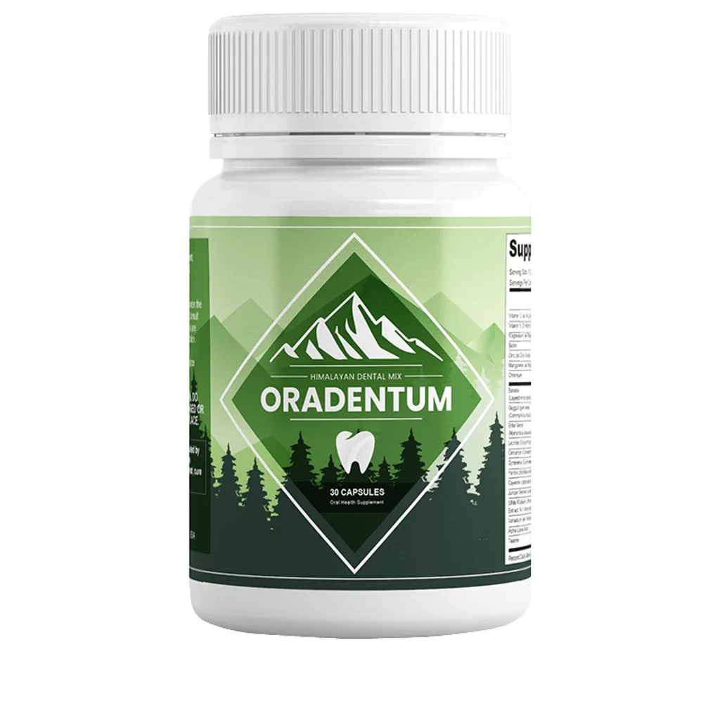Oradentum supplement bottle
