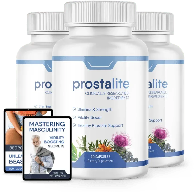 Prostalite supplement bottle