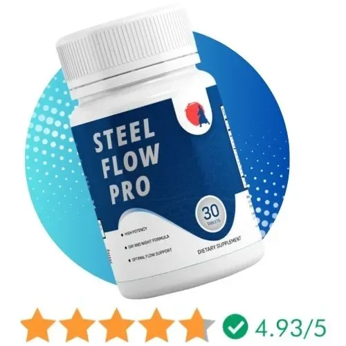 Steel Flow Pro supplement bottle