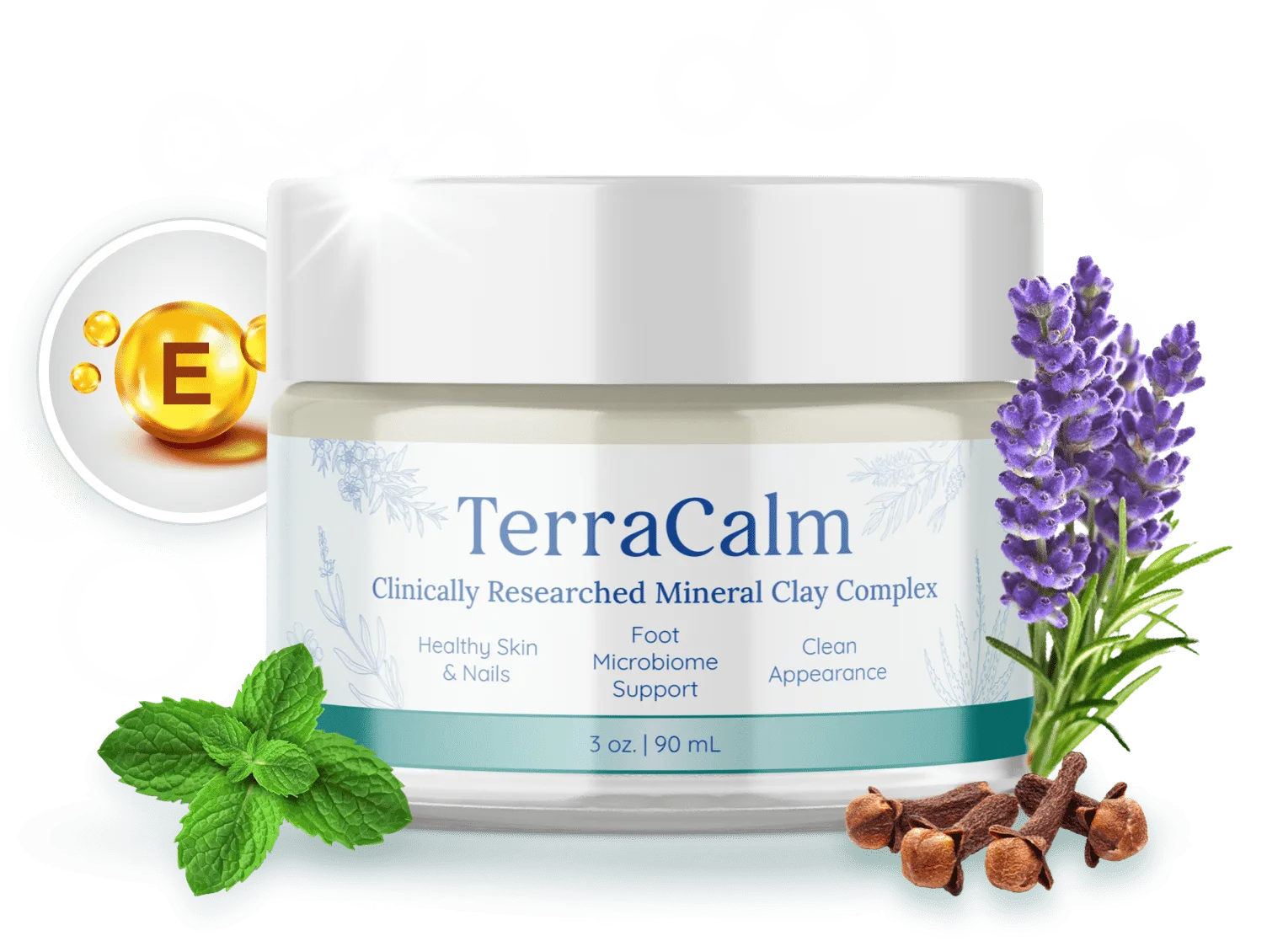 Terracalm supplement bottle