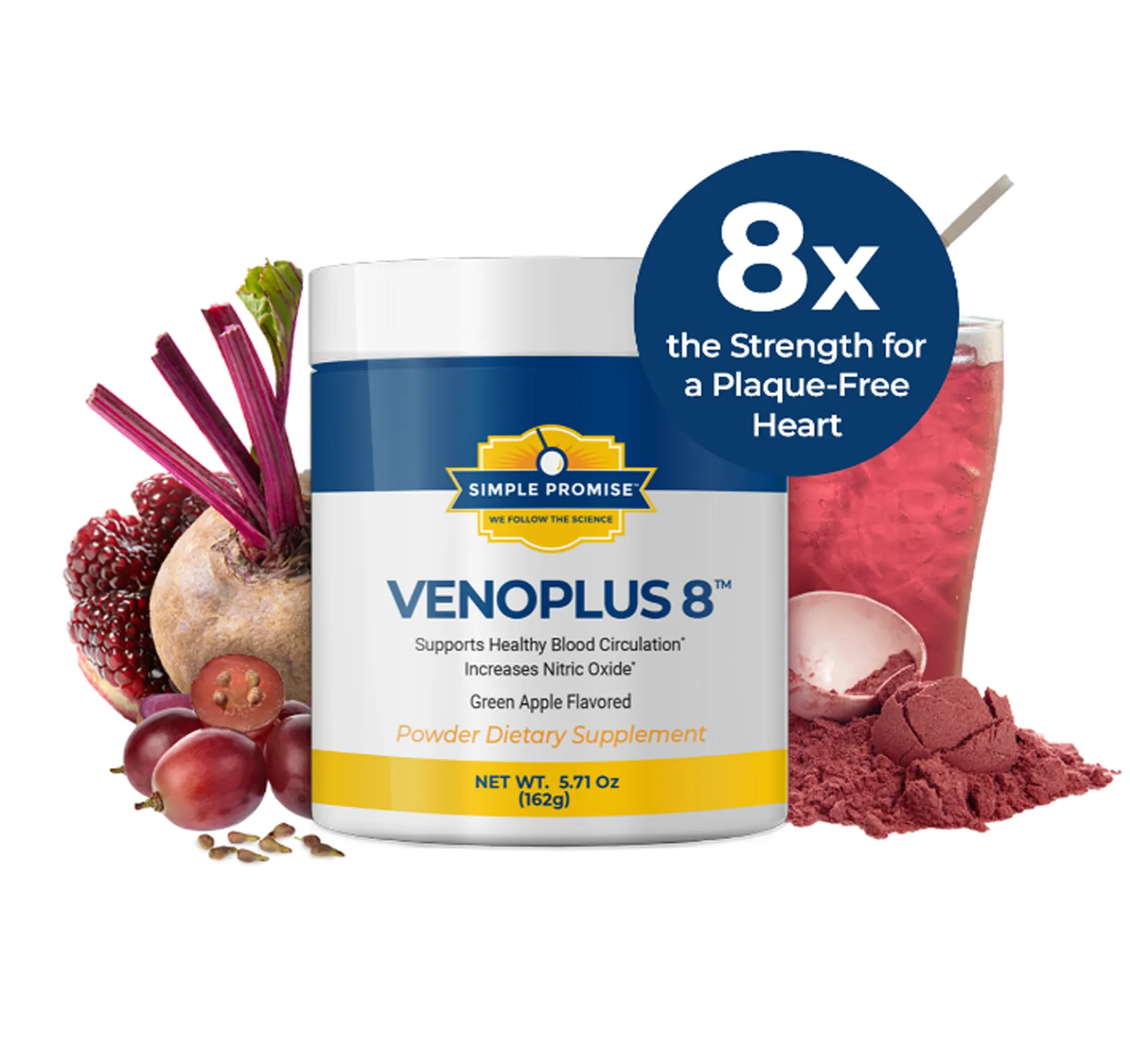 Venoplus8 supplement bottle