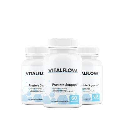 Vitalflow supplement bottle